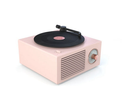 The Analog: Retro Vinyl Bluetooth Speaker