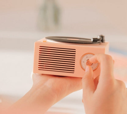 The Analog: Retro Vinyl Bluetooth Speaker