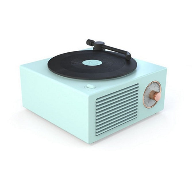 The Analog: Retro Vinyl Bluetooth Speaker