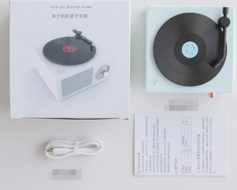 The Analog: Retro Vinyl Bluetooth Speaker