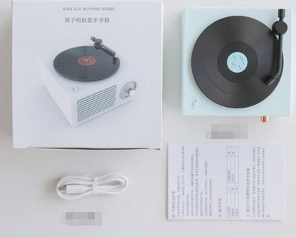 The Analog: Retro Vinyl Bluetooth Speaker