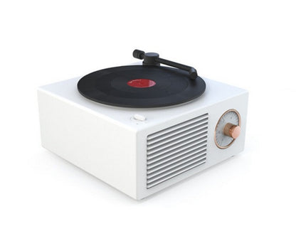 The Analog: Retro Vinyl Bluetooth Speaker