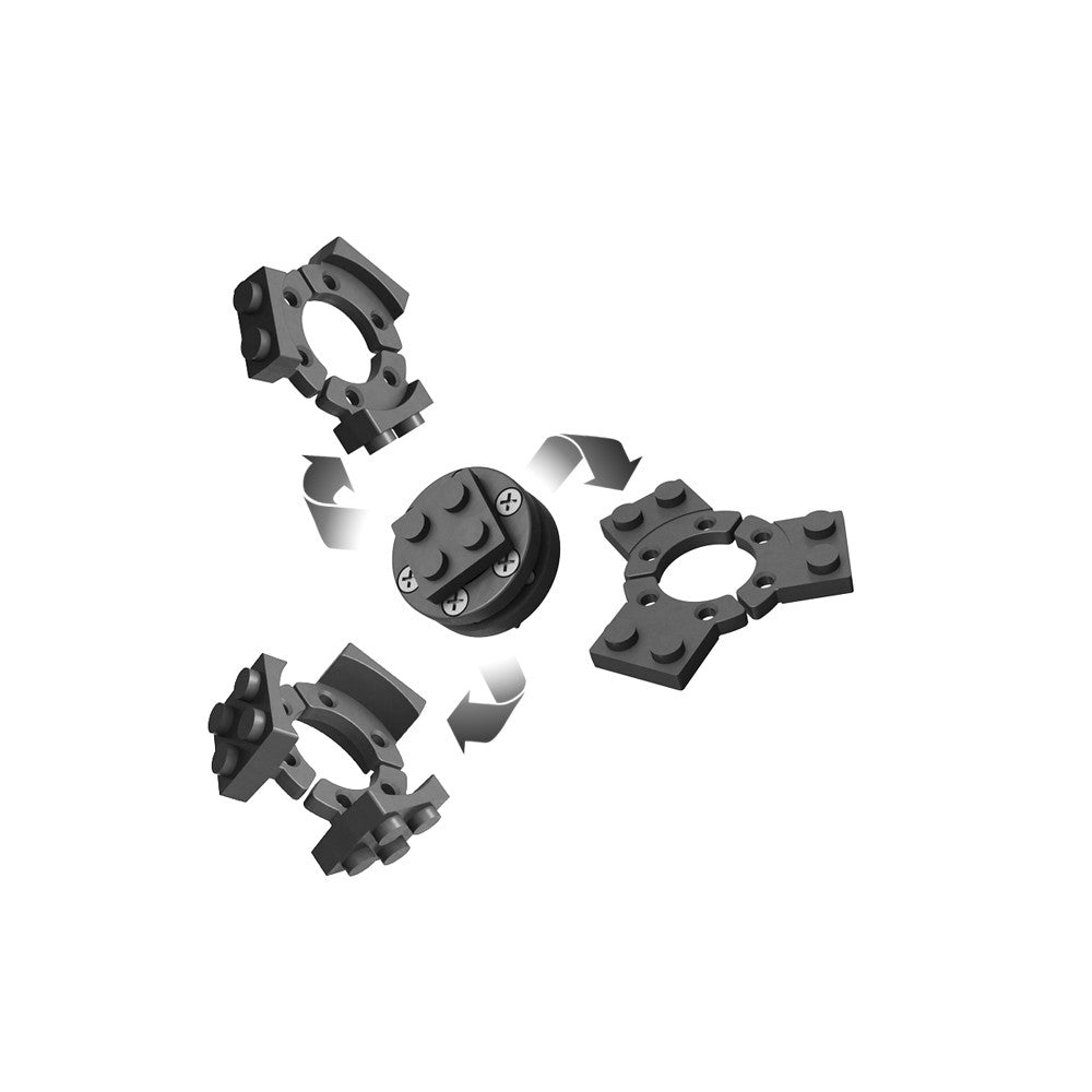 The "Mechanical Override" Metal Fidget Spinner